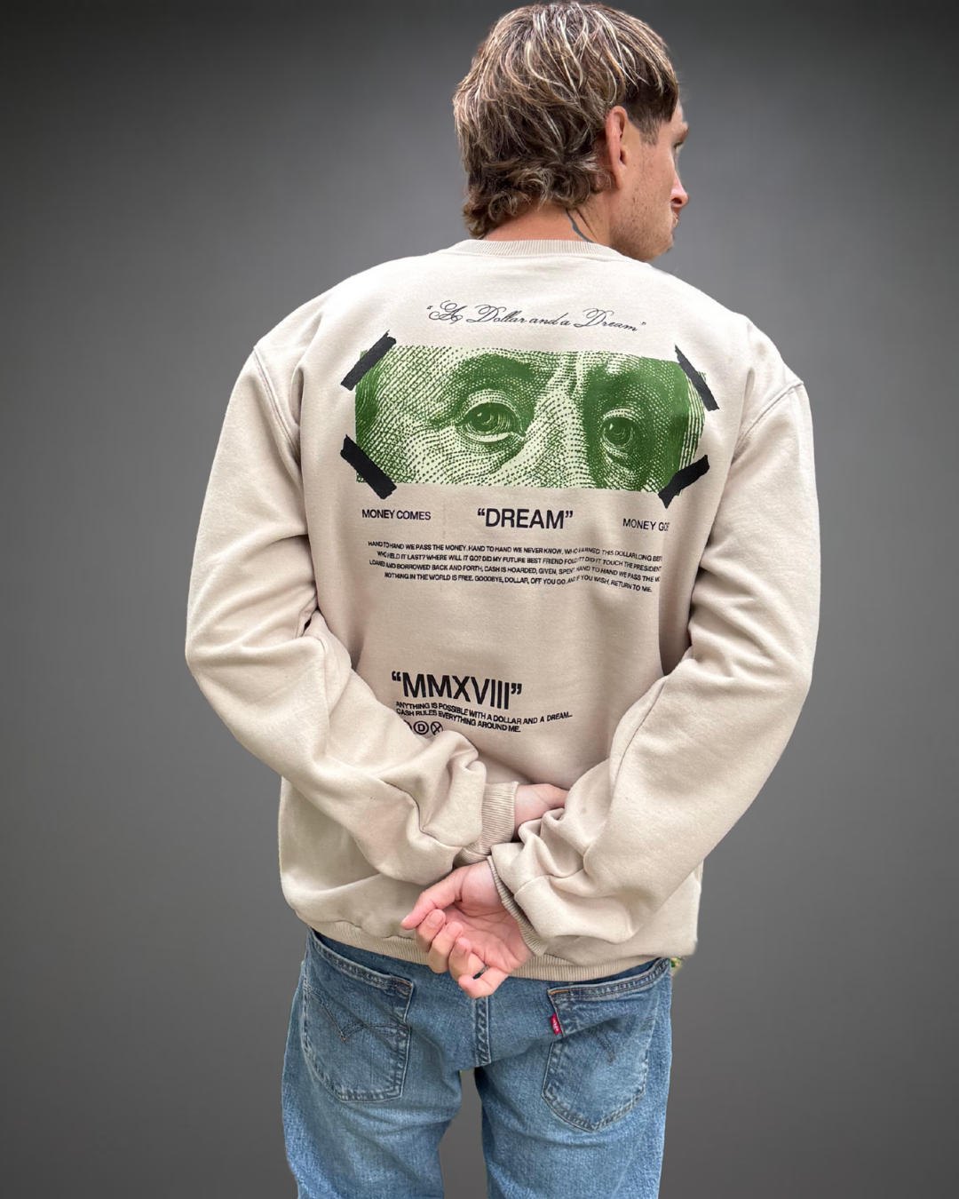 Polera Hombre Oversize DREAM - Arena