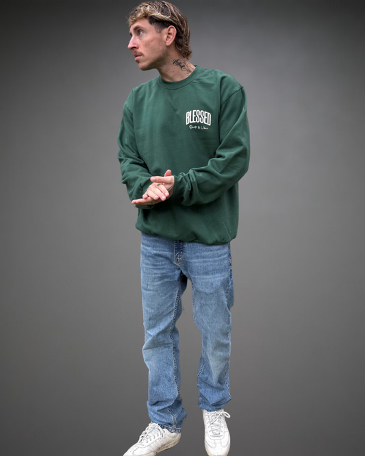 Polera Hombre Oversize BLESSED 2.0 - Verde