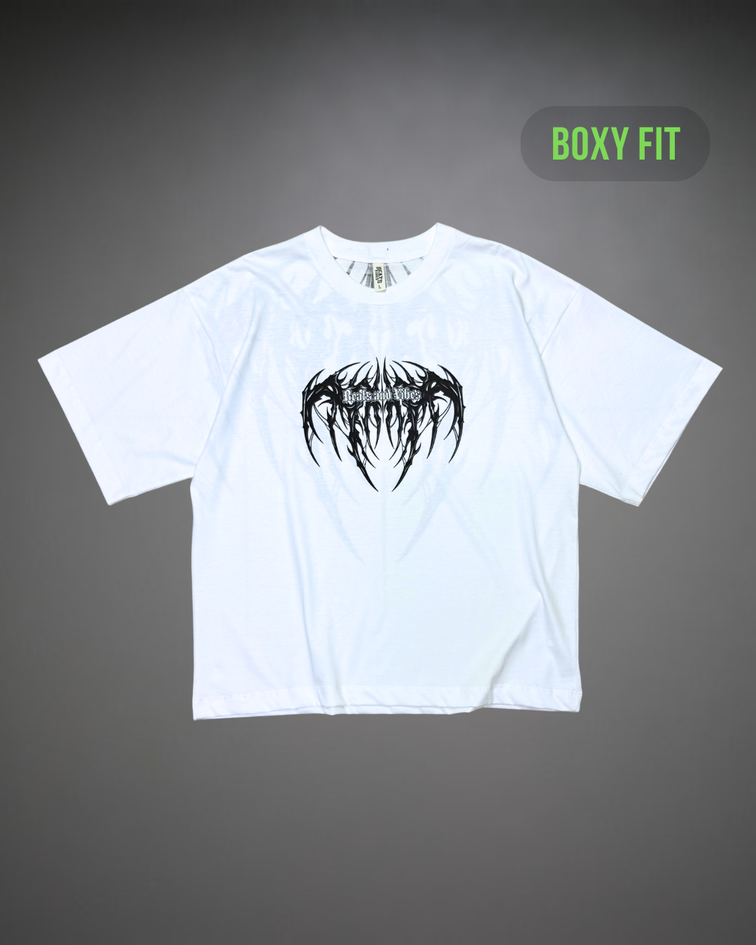Polo Hombre Boxy Fit True Tribal - Blanco
