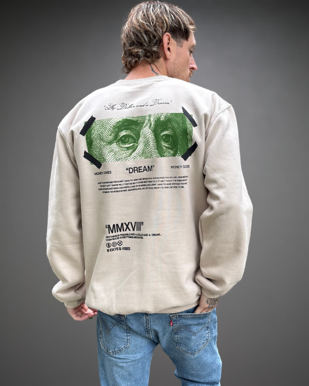 Polera Hombre Oversize DREAM - Arena