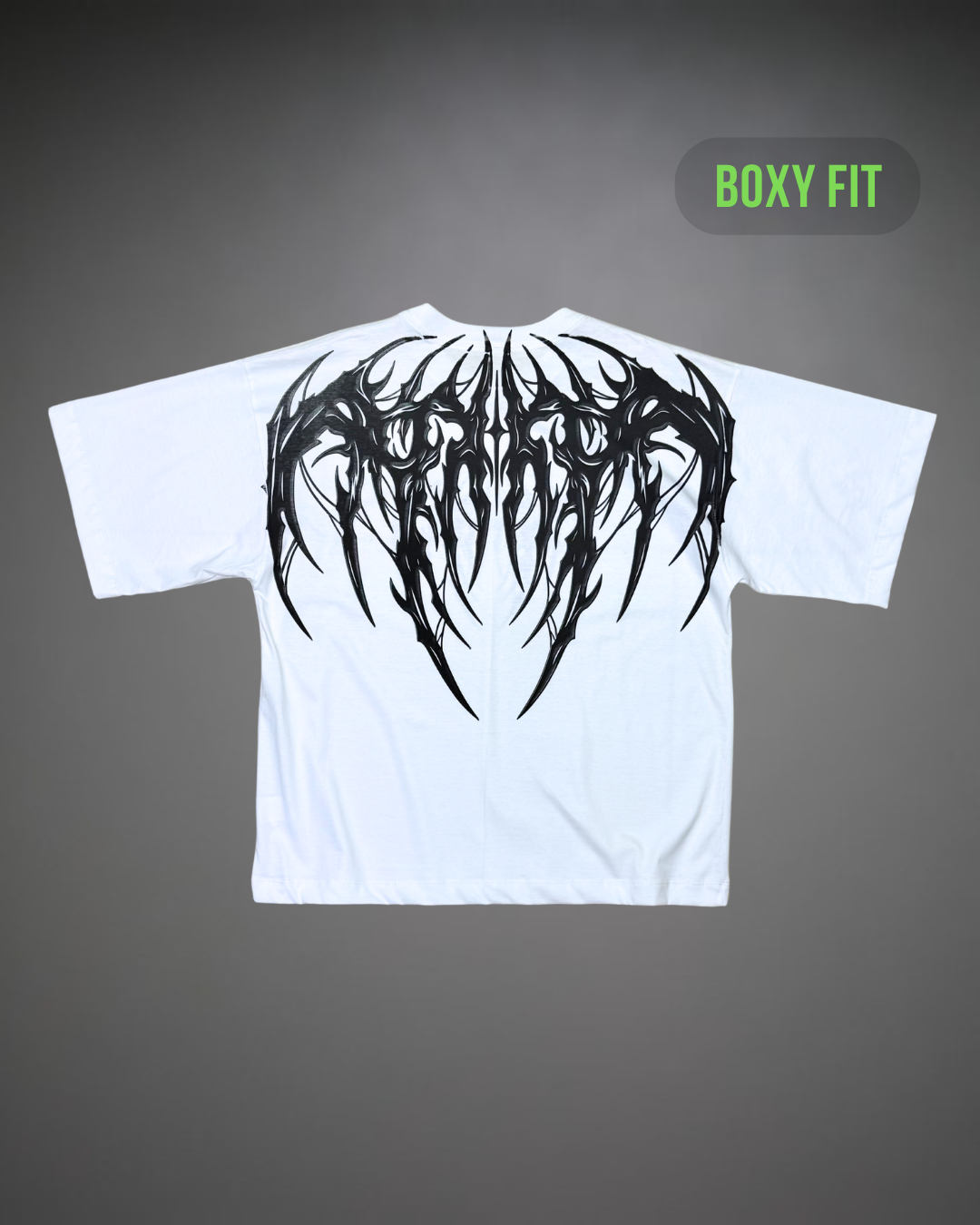 Polo Hombre Boxy Fit True Tribal - Blanco
