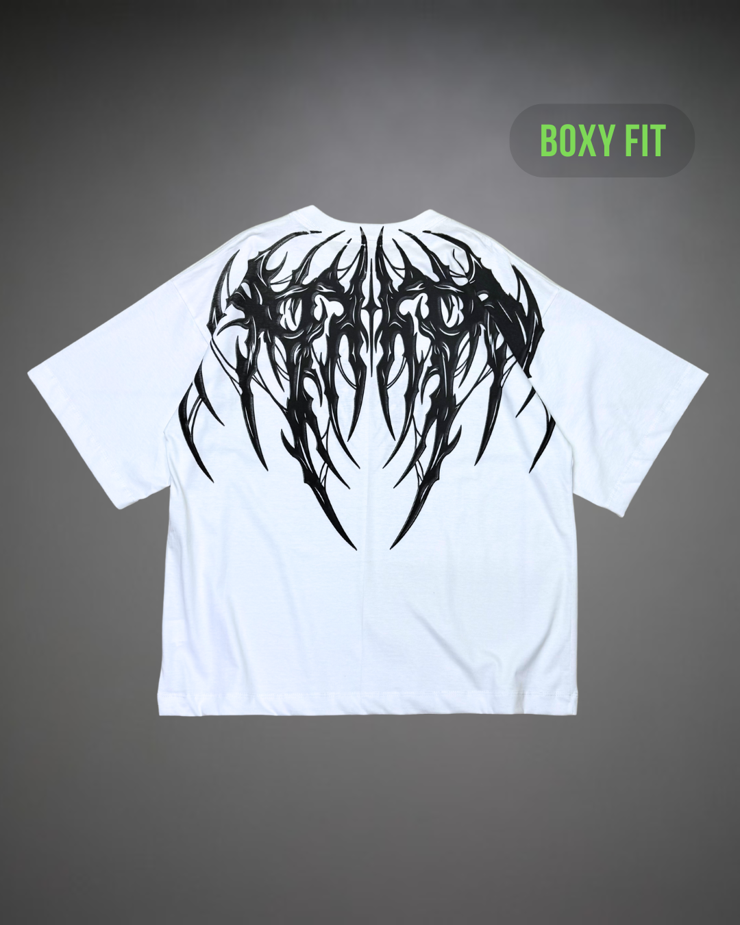 Polo Hombre Boxy Fit True Tribal - Blanco