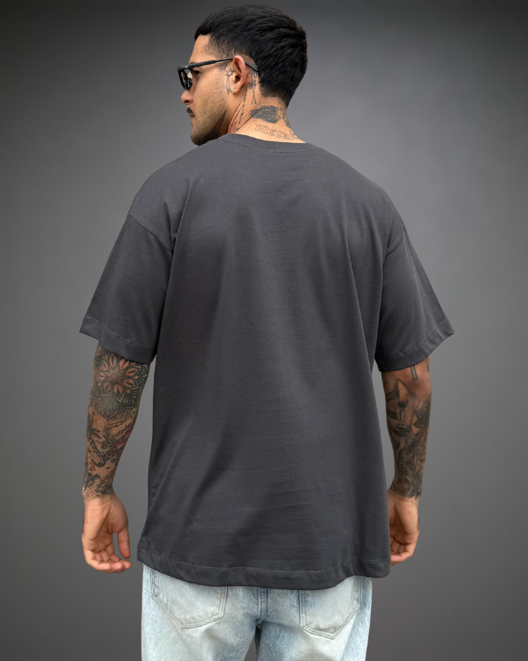 Polo Hombre Oversize Sex Machine - Plomo