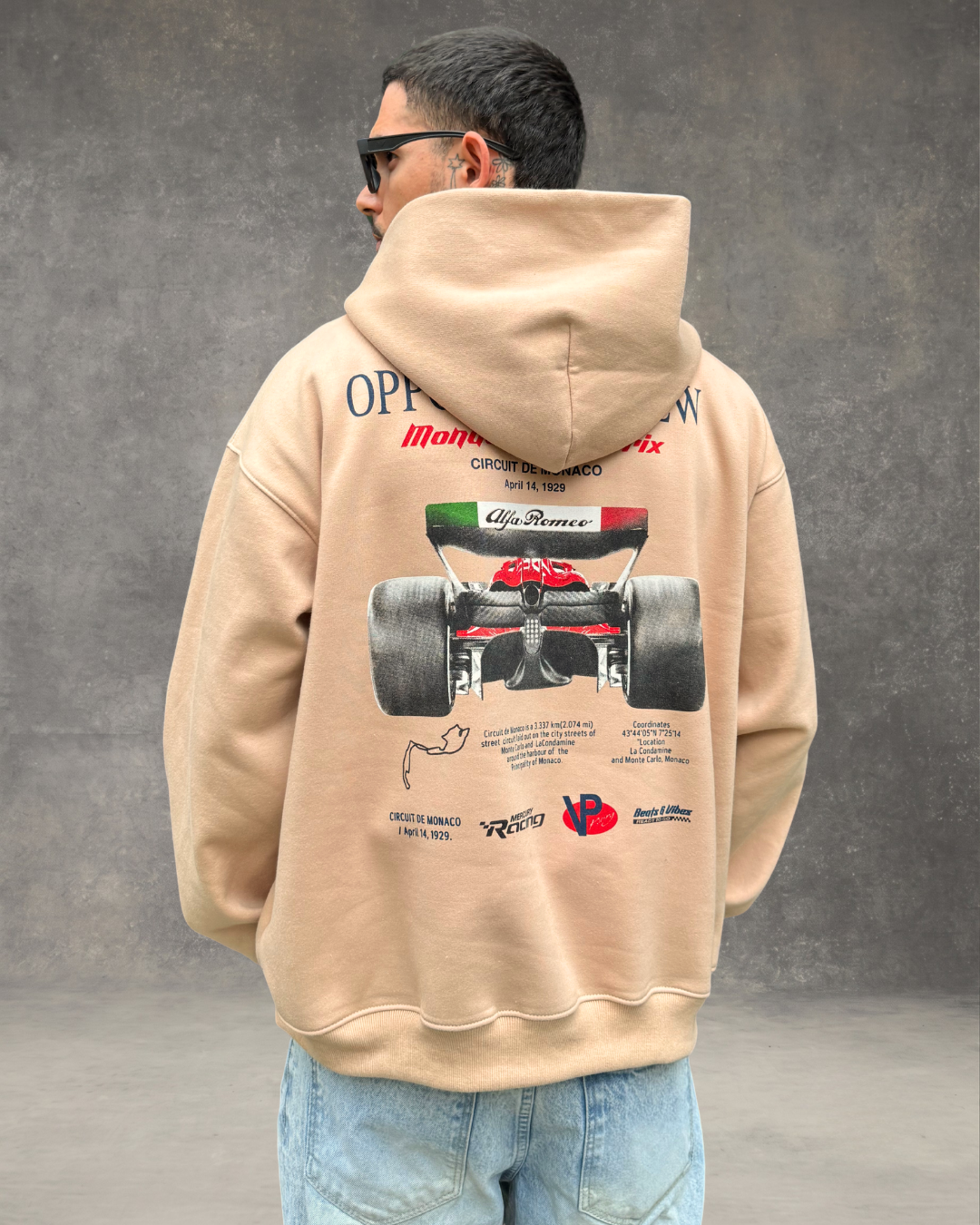 Hoodie Oversize Hombre Alfa Romeo Team - Arena