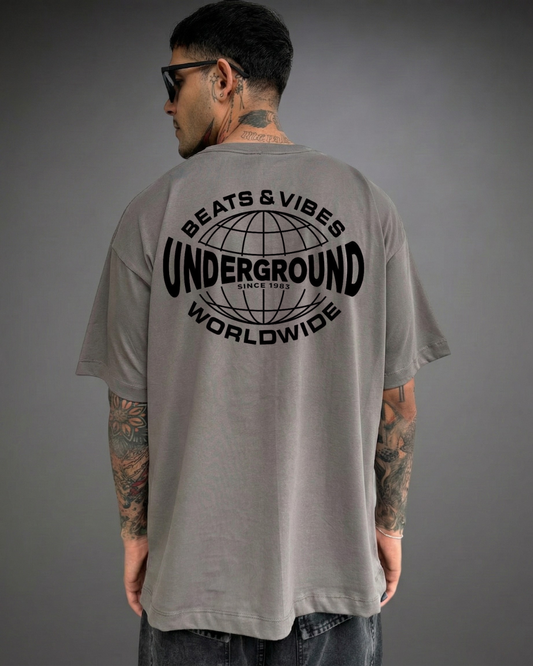 Polo Hombre Oversize Undeground WW - Gris