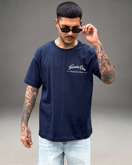 Polo Hombre Oversize Formula One - Azul