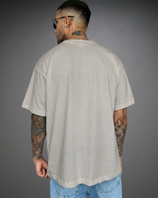 Polo Hombre Básico Oversize - Gris