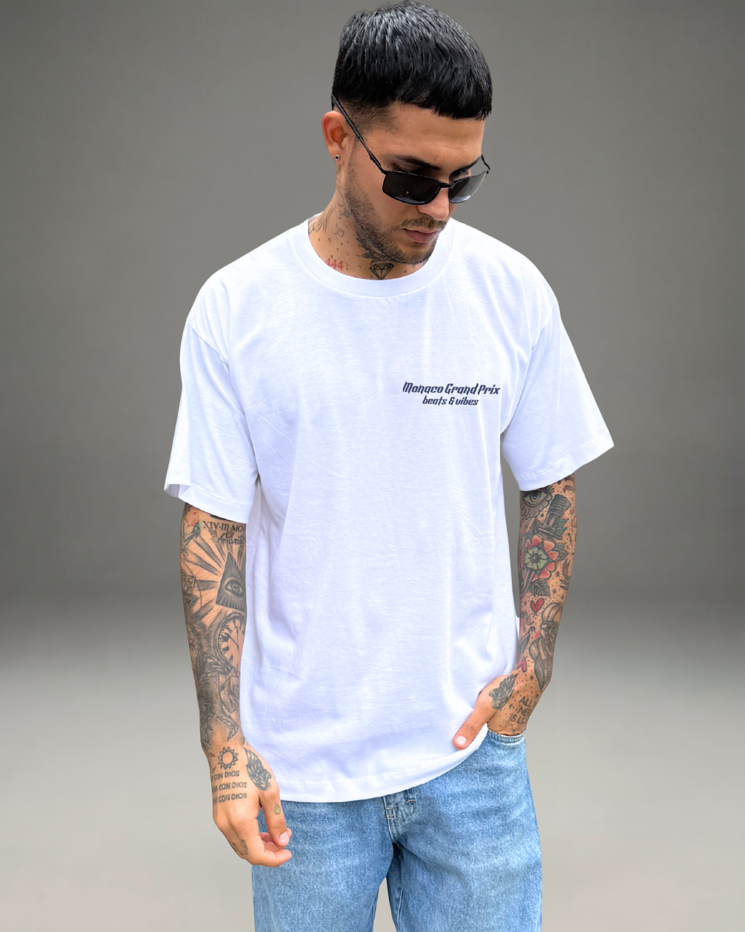 Polo Hombre Oversize Monaco GP Alfa Romeo - Blanco