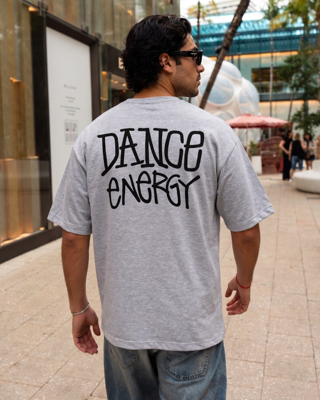 Polo Hombre Oversize Dance Energy - Gris