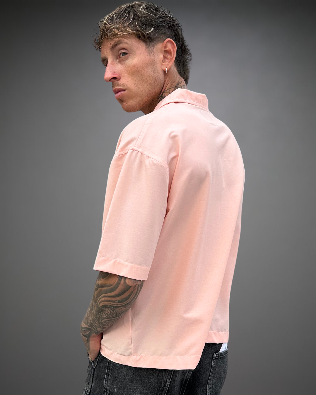 Camisa Hombre Oversize BERLIN - Melón