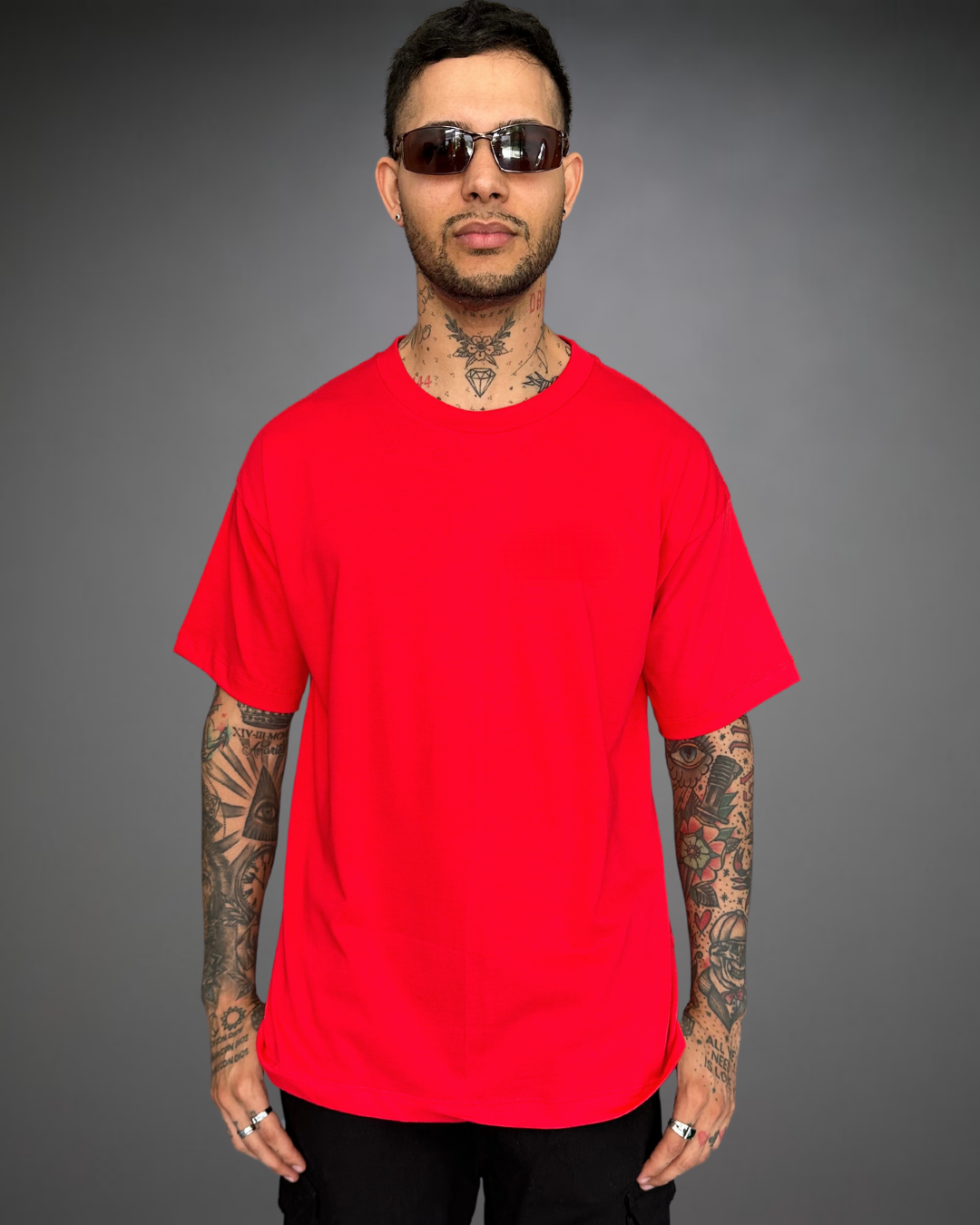 Polo Hombre Oversize - Rojo