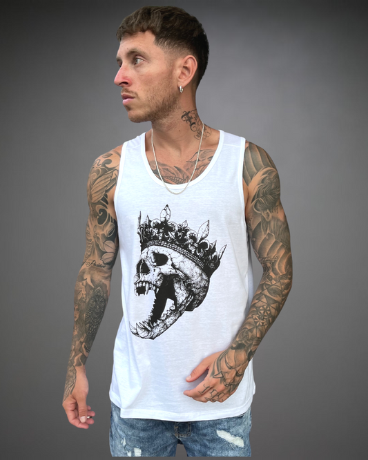 Bividi Hombre King Skull 2.0  - Blanco lo