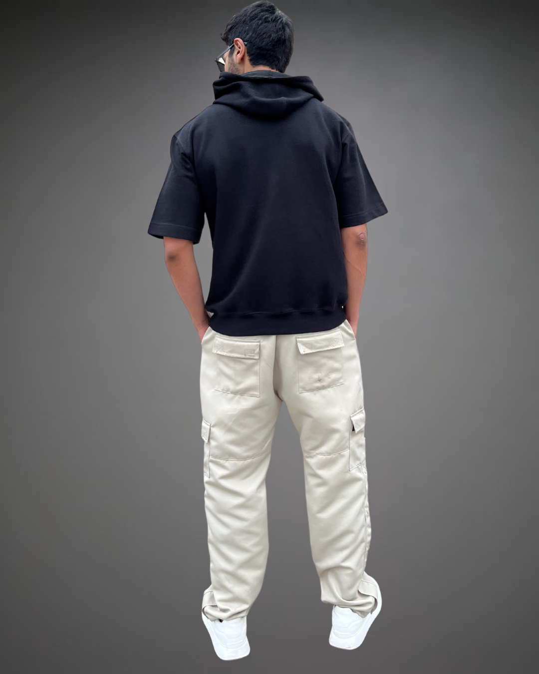 Capucha Oversize Bordado EASY - Negro
