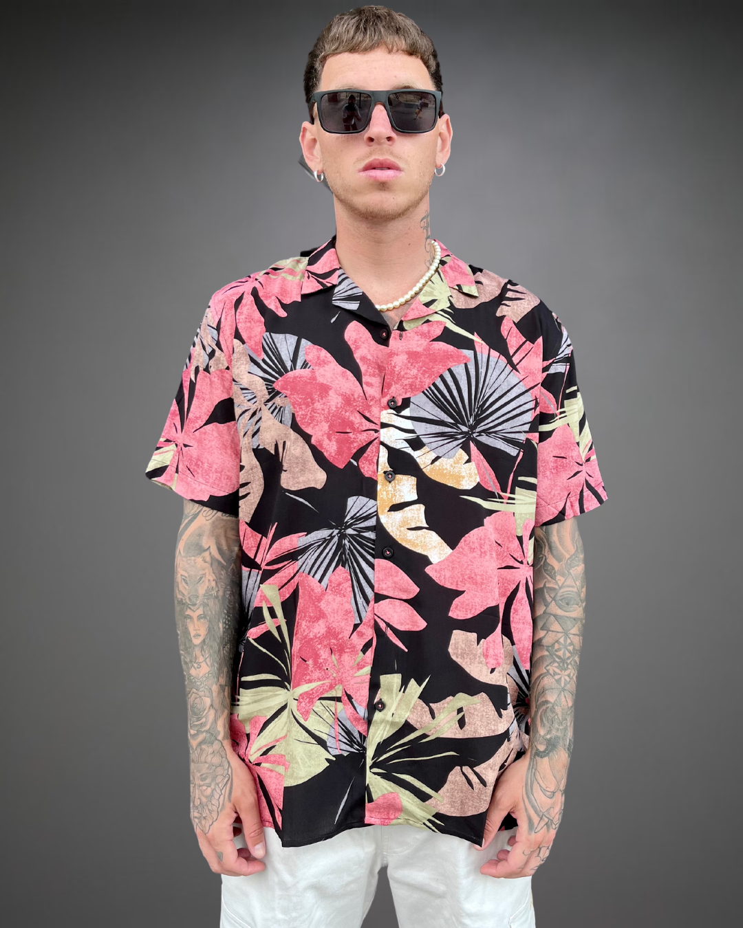 Camisa Hombre Space Ibiza - Negro
