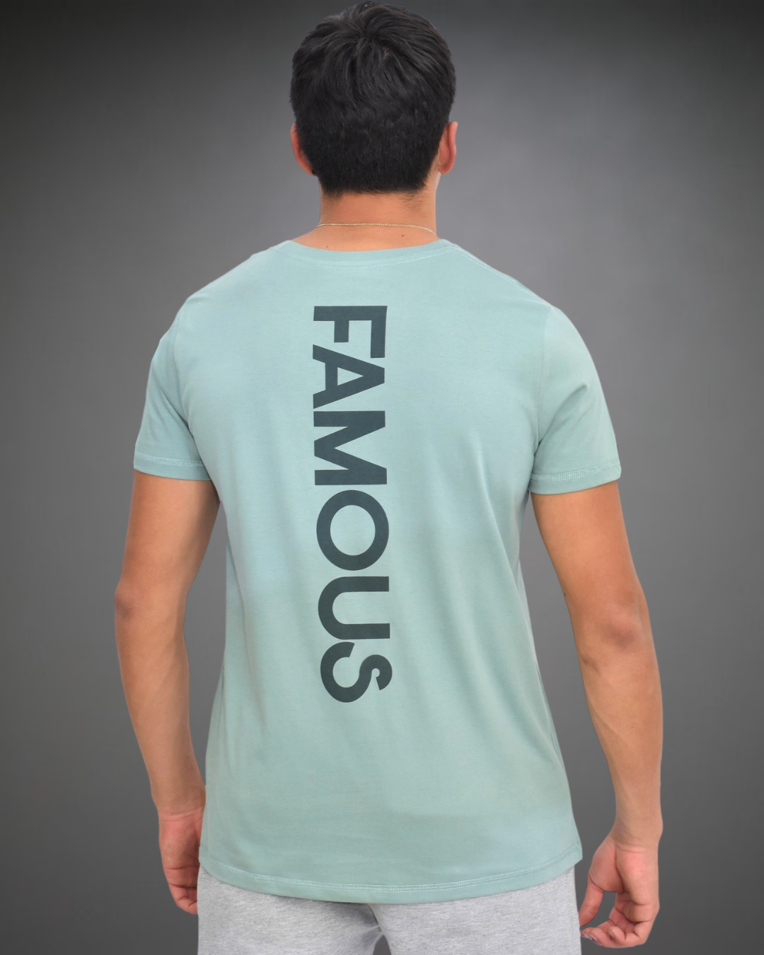 Polo Hombre FAMOUS - Cemento