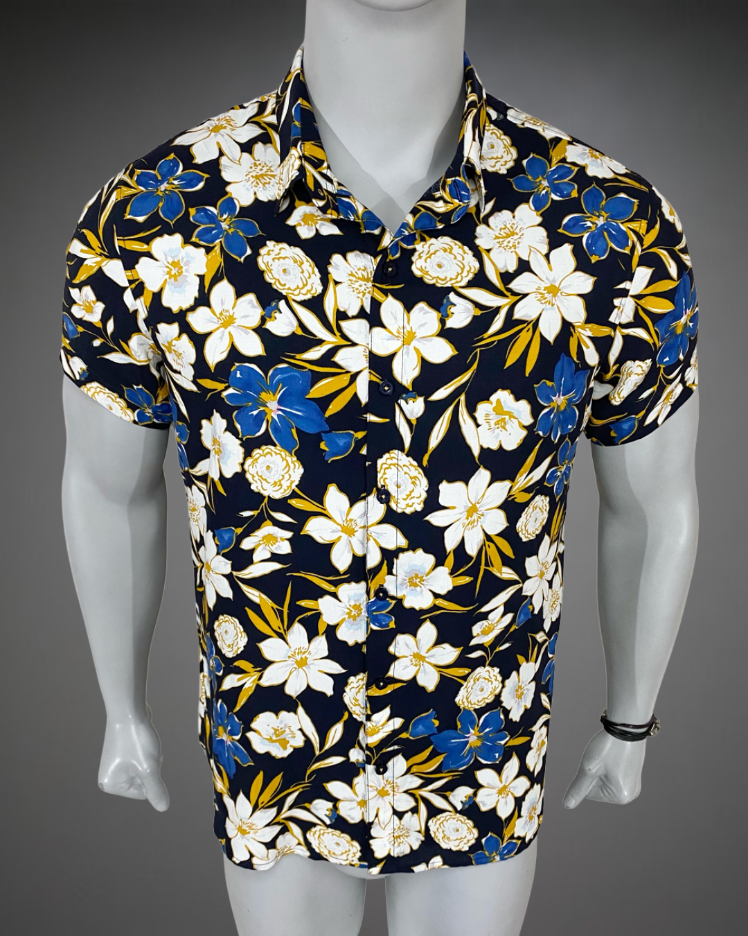 Camisa Hombre Hawaiian Tropic - Azul Noche