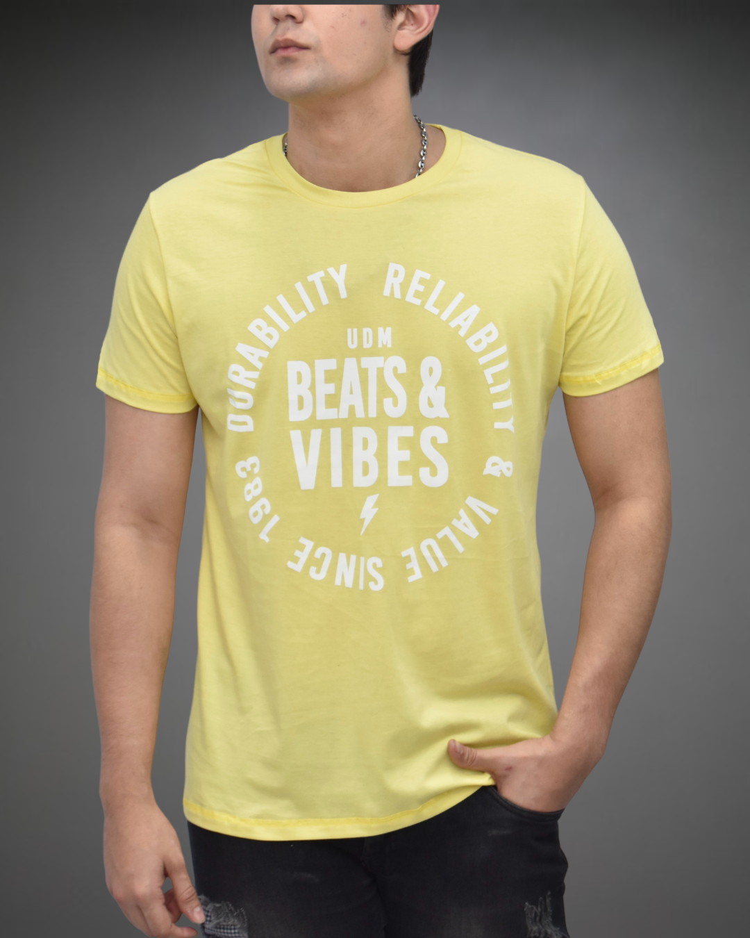 Polo Hombre Pure Beats & Vibes - Amarillo