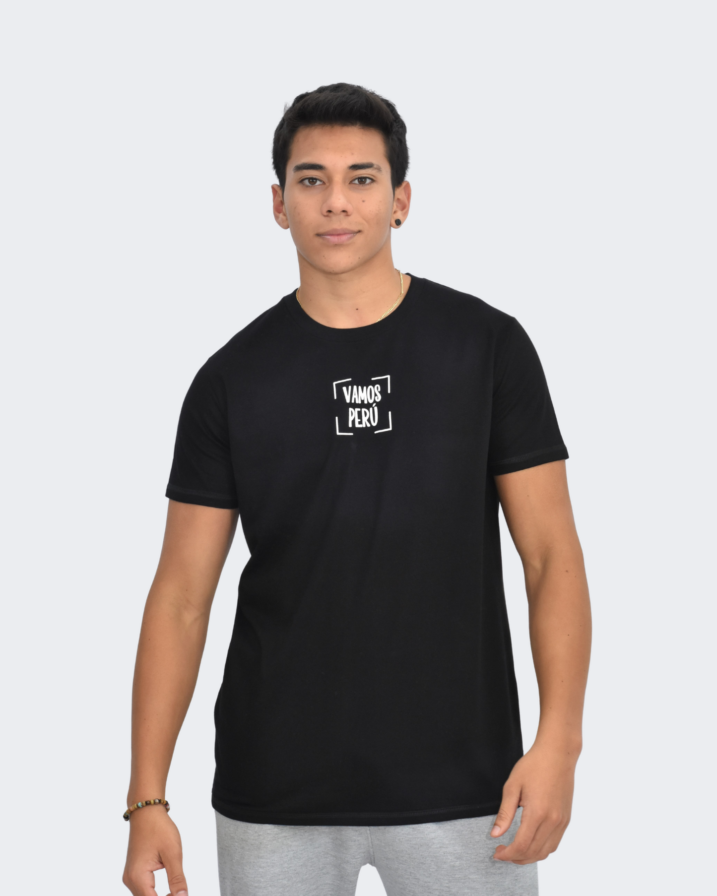 Polo Hombre VAMOS PERÚ - Negro