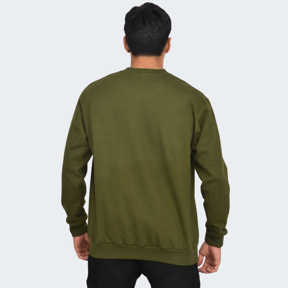 Polera Hombre Básico - Verde Militar
