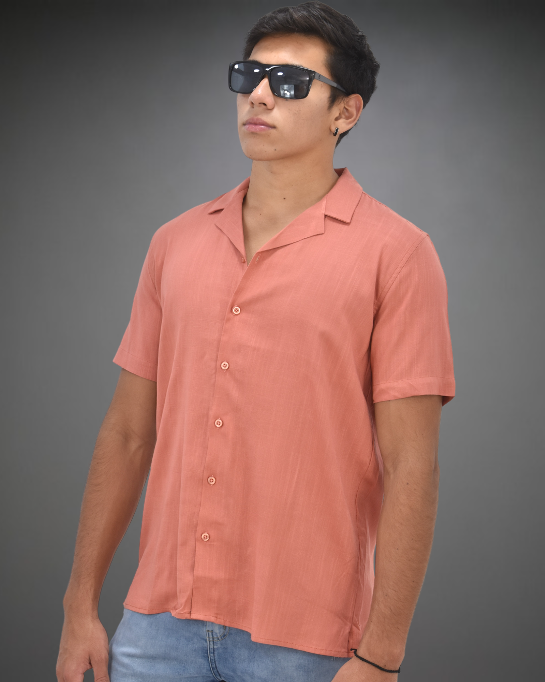 Camisa Hombre Relaxed Brick - Ladrillo
