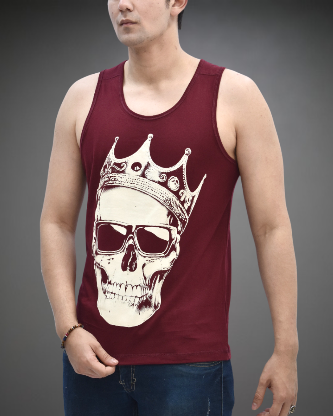 S/ Bividi Hombre King Skull - Vino