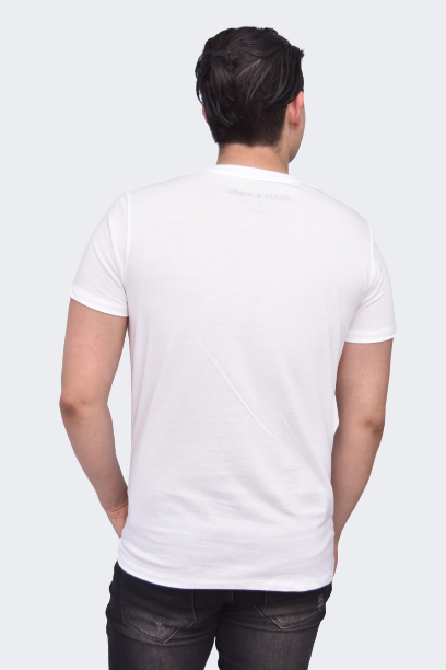 Polo Hombre Just FAMOUS - Blanco