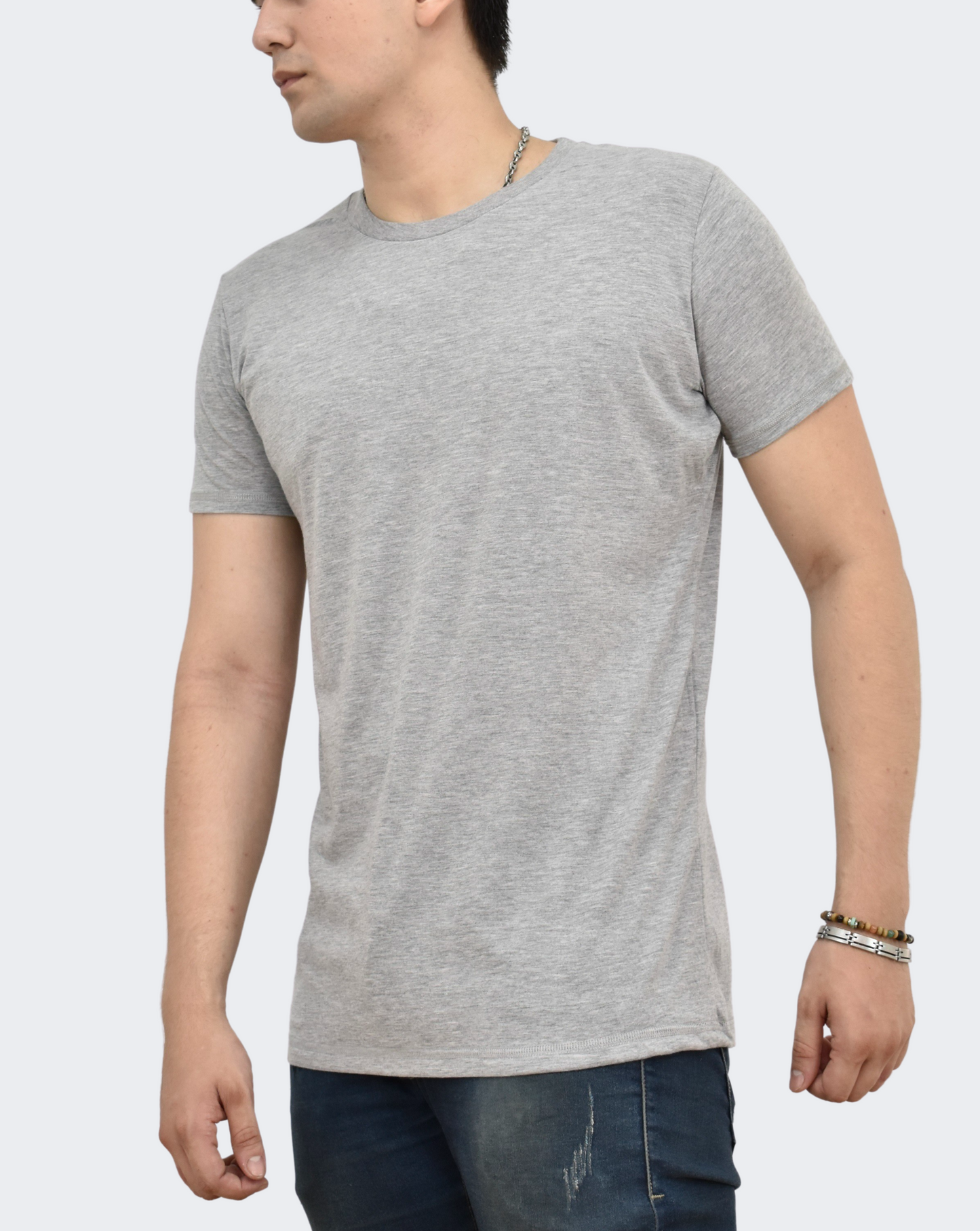 Polo Hombre Solid Gray - Gris