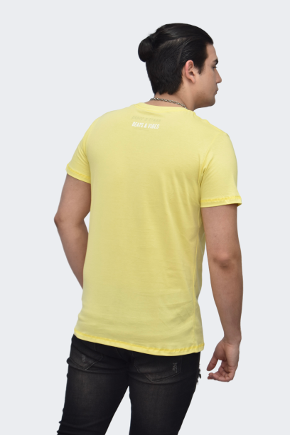 Polo Hombre Beats & Vibes LifeStyle- Amarillo