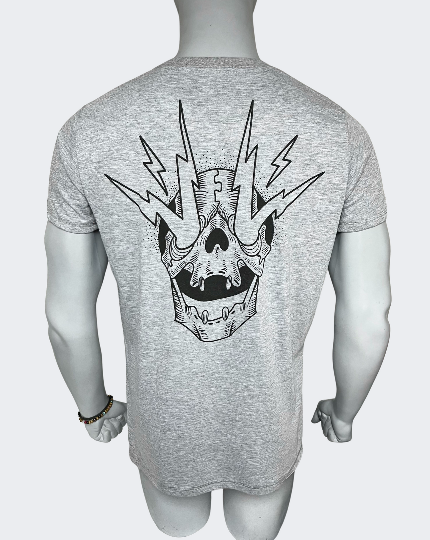 Polo Hombre Thunder Skull 3.0 - Gris