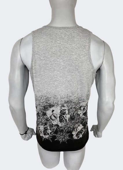 S/ Bividi Hombre Undertaker Skull - Gris