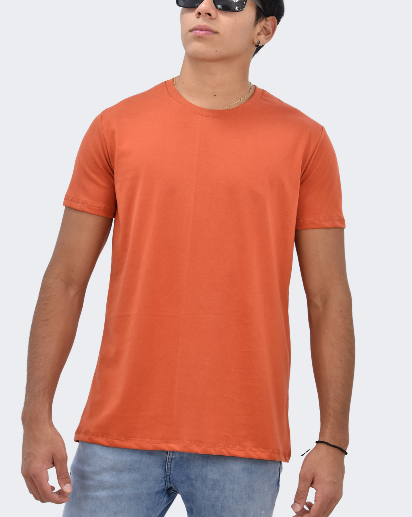 Polo Hombre Solid Brick - Ladrillo