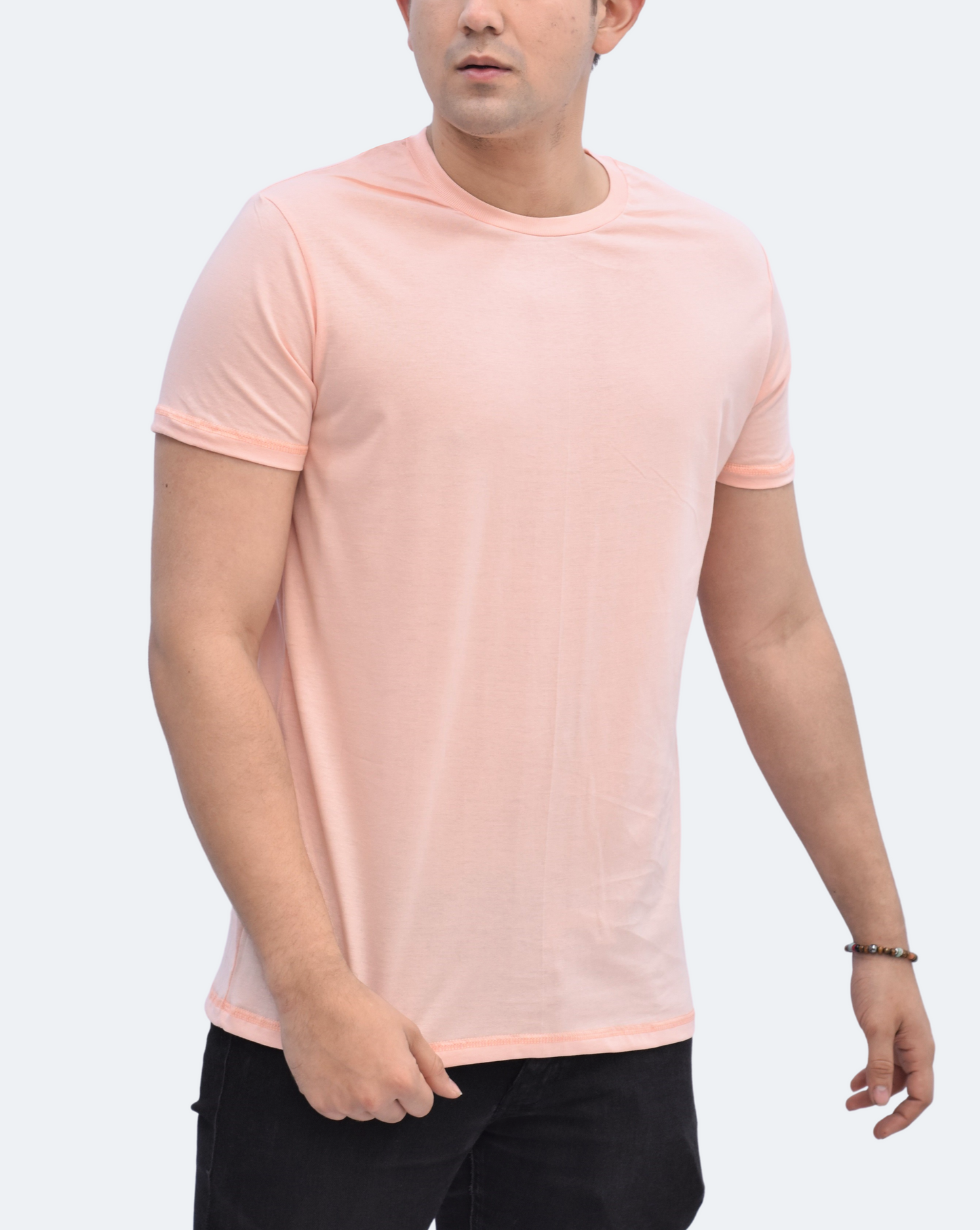 Polo Hombre Básico Sin Estampa - Melón