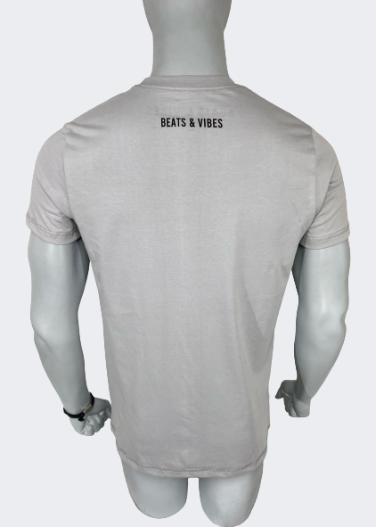 Polo Hombre Beats & Vibes Skull - Gris