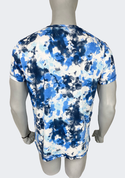 S/L - Polo Hombre Livin Cool Tie Dye - Azul