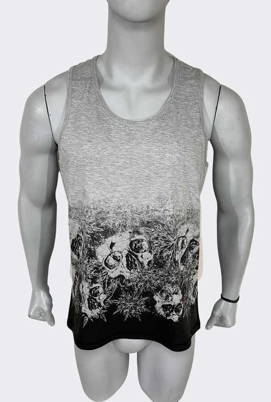 S/ Bividi Hombre Undertaker Skull - Gris
