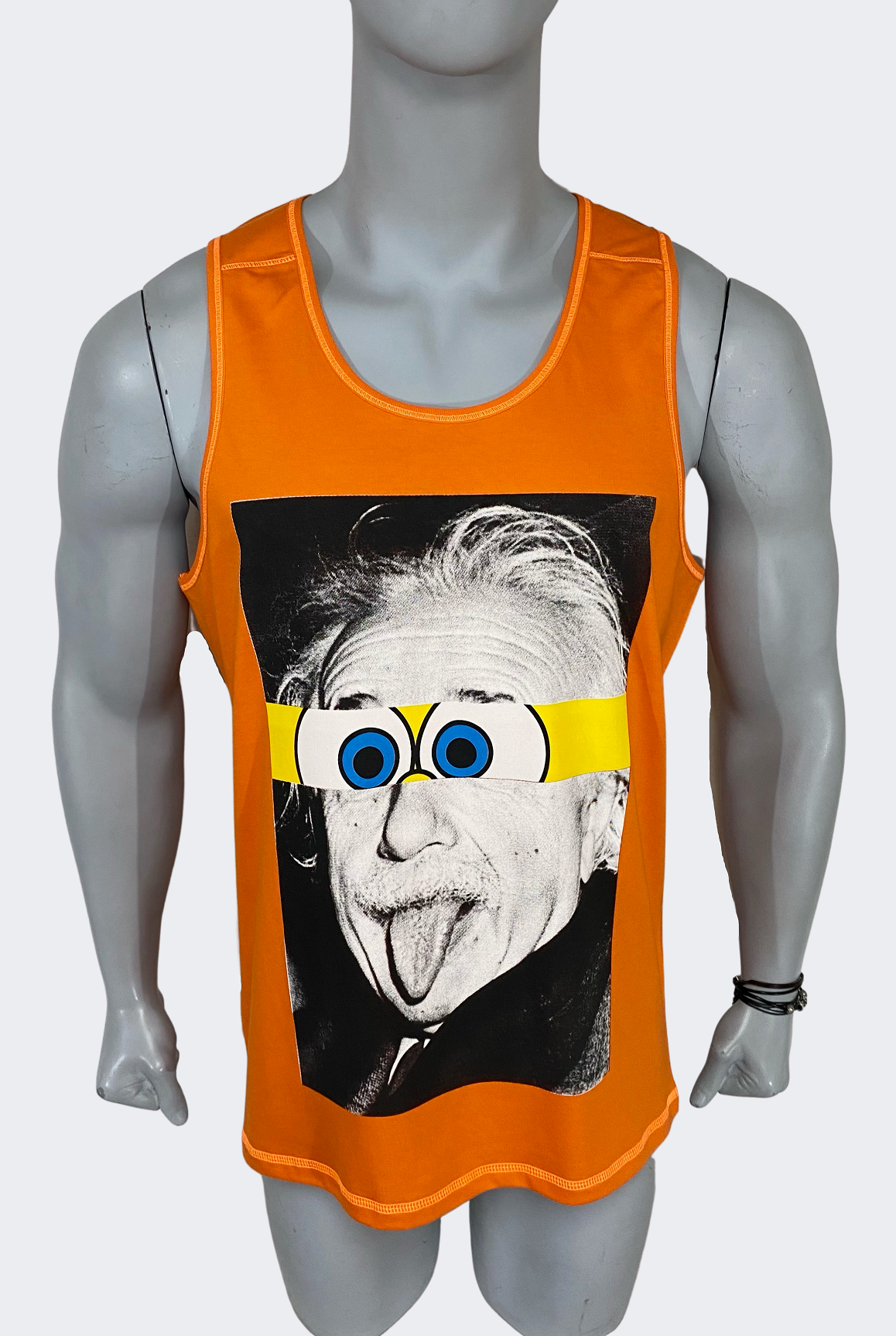 Bividi Hombre Crazy Einstein - Naranja
