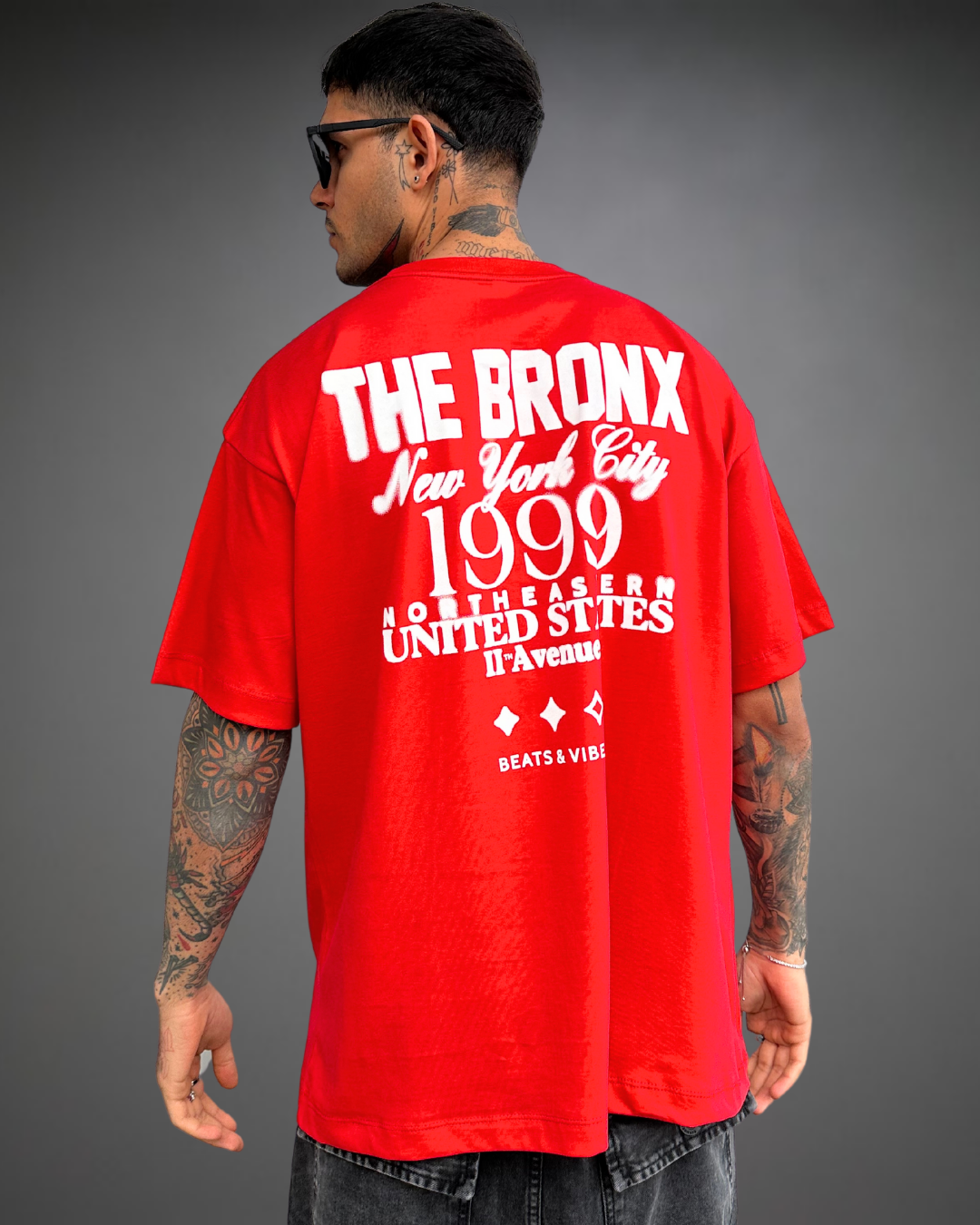 Polo Hombre Oversize The Bronx - Rojo