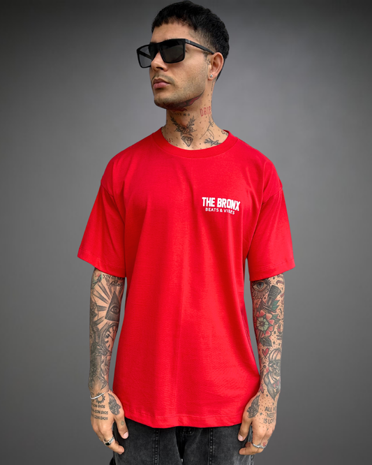 Polo Hombre Oversize The Bronx - Rojo