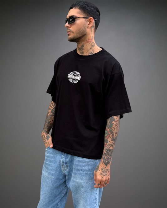 Polo Hombre Boxy Fit Underground 4.0 - Negro