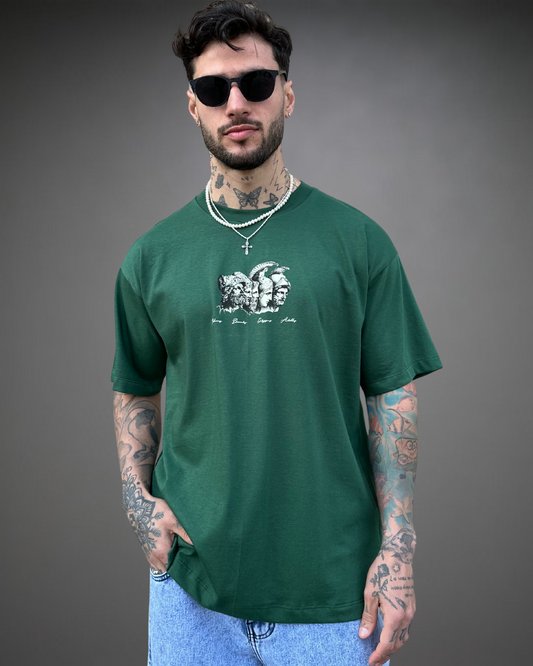 Polo Hombre Oversize Mythology - Verde