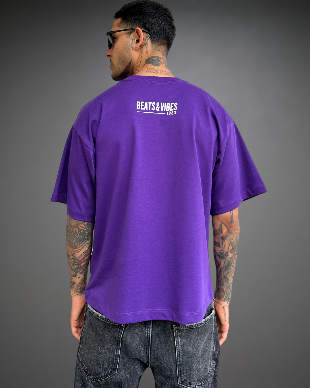 Polo Hombre Boxy Fit Bad Boys - Morado