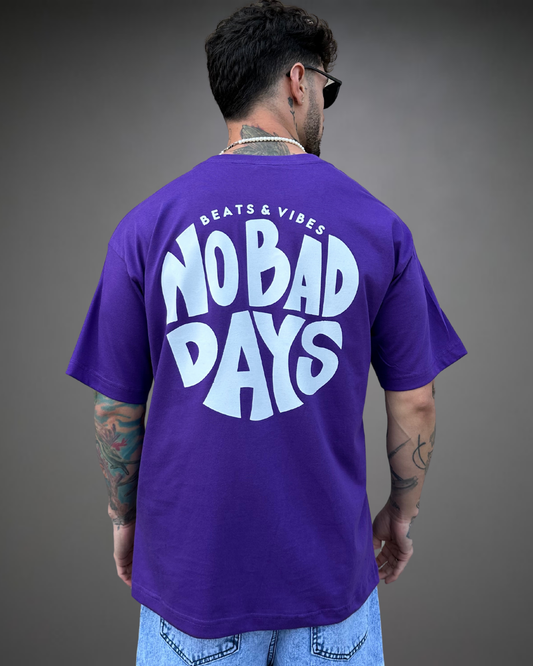 Polo Hombre Oversize No Bad Days - Morado