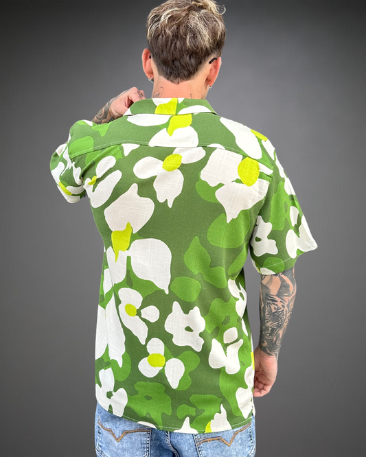 Camisa Hombre Relaxed WoodStock - Verde