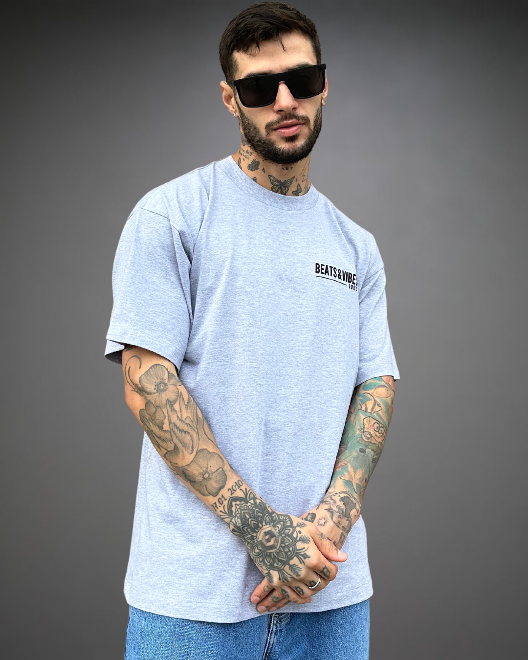 Polo Hombre Oversize We Don't PLay - Gris