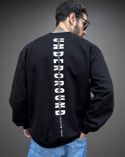 Polera Hombre Oversize UNDERGROUND - Negro