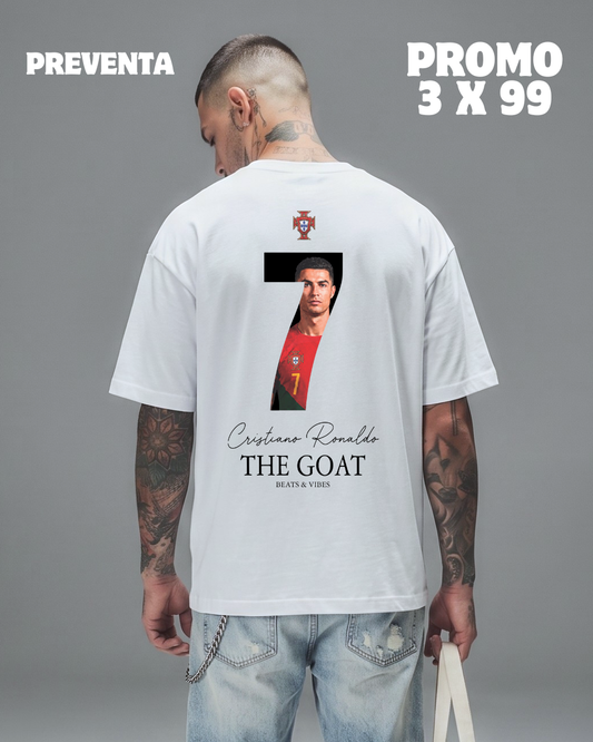 Polo Hombre Oversize ICONS Cristiano - Blanco