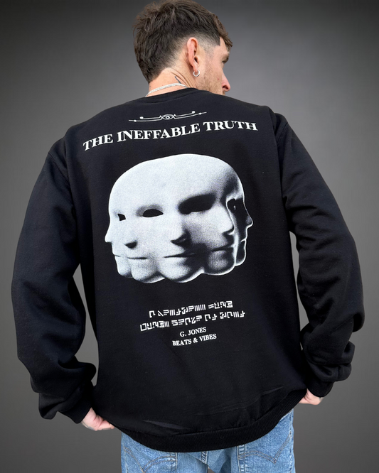 Polera Hombre Oversize Ineffable Truth - Negro