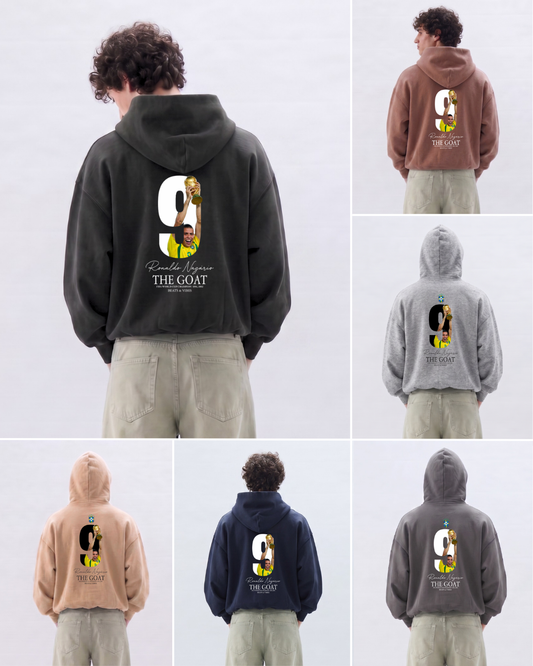 PROMO 2 X 120 - Hoodie Oversize "Ronaldo THE GOAT" b