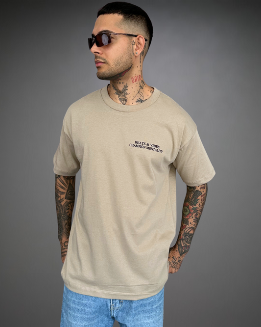 Polo Hombre Oversize Son Of Iron - Arena Oscuro