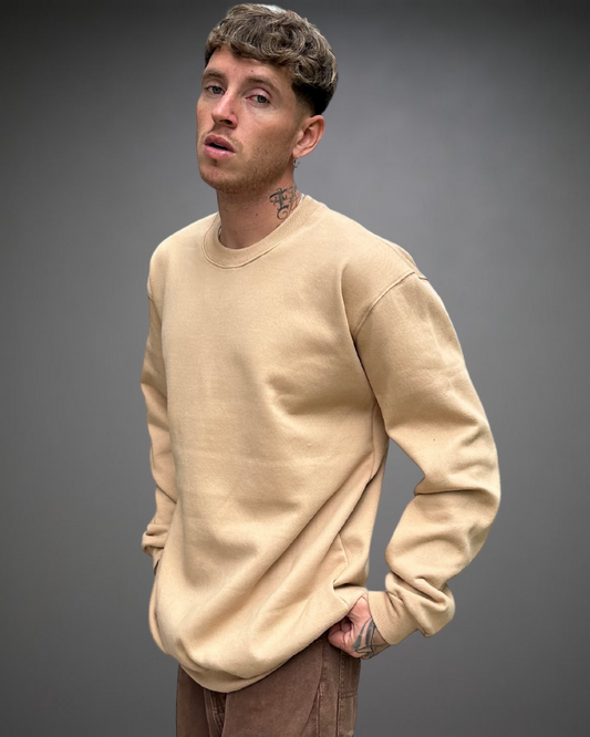 Polera Hombre Básico Beats - Beige